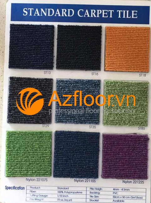 bìa thảm lót sàn standard st03