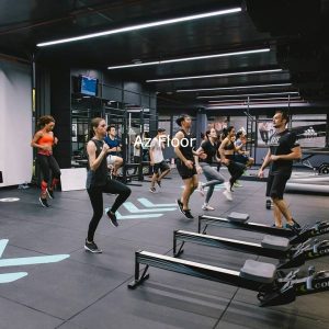 Gạch cao su Azfloor Rubber tile black