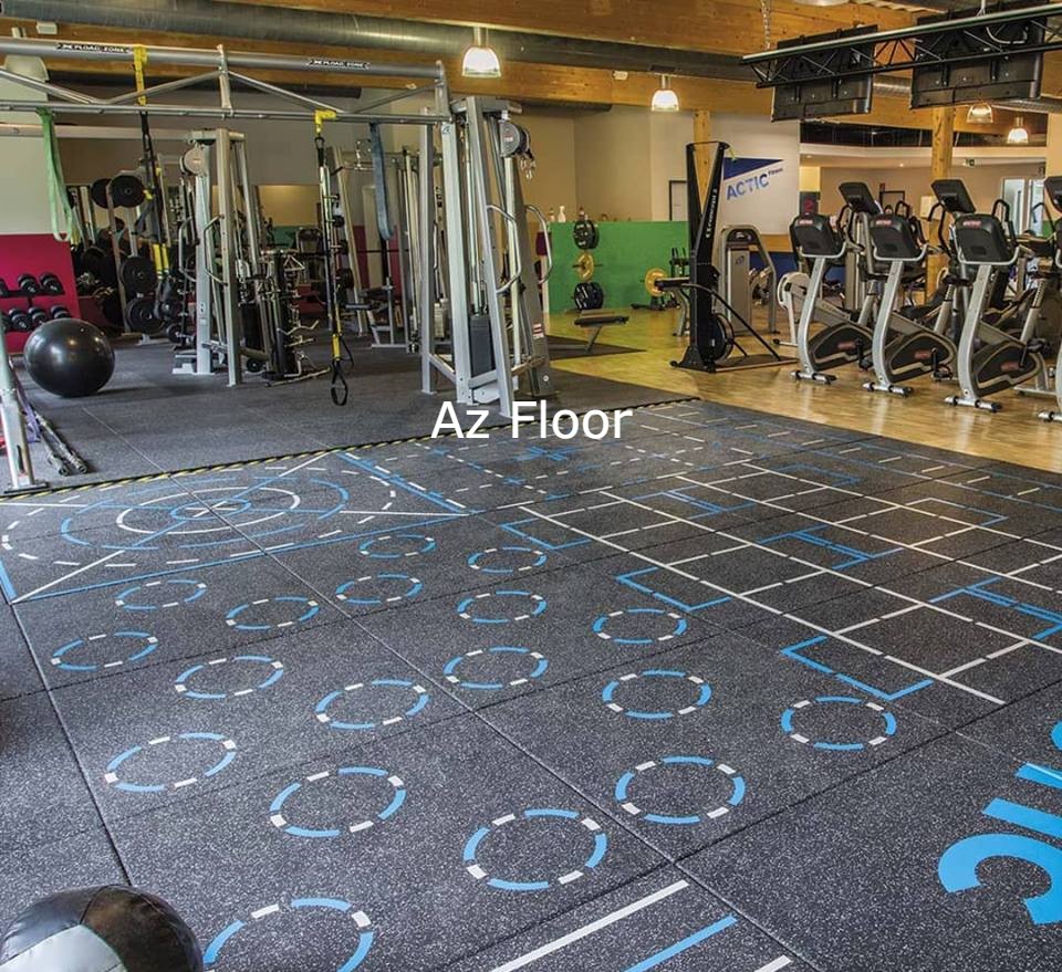 Gạch cao su Azfloor Rubber tile