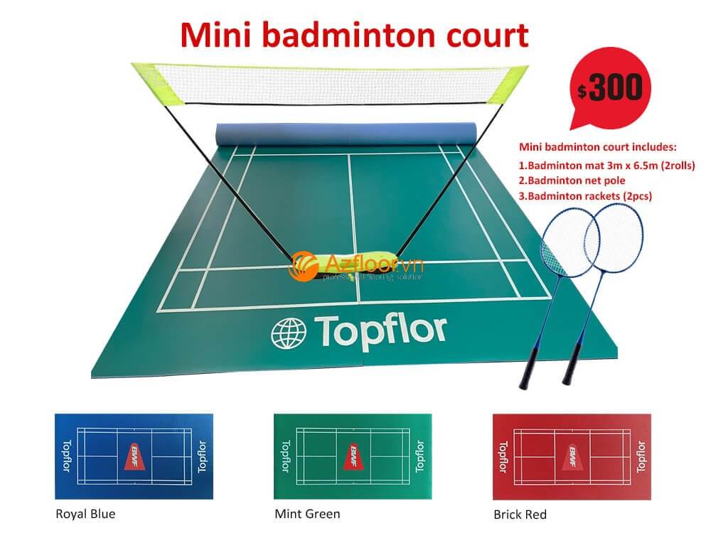 Biểu mẫu sân cầu lông badminton