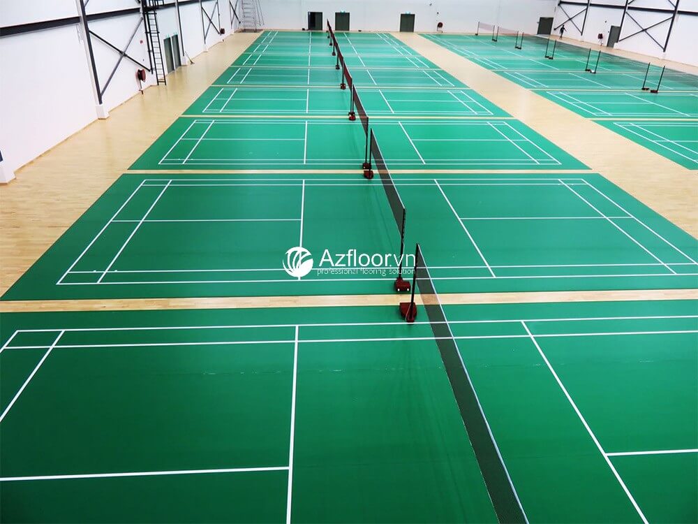 Thảm trải sân cầu lông badminton 