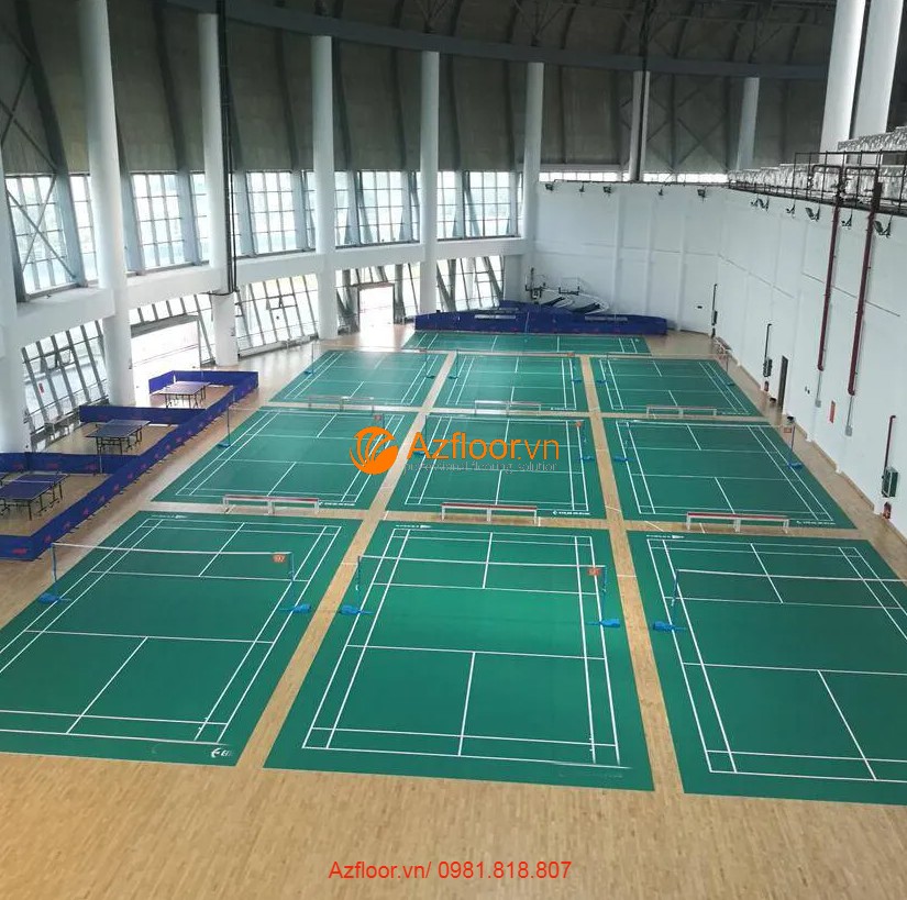 thảm trải sàn cầu lông badminton 