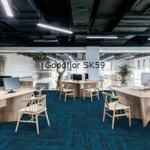 Thảm Goodflor SK59 màu xanh blue