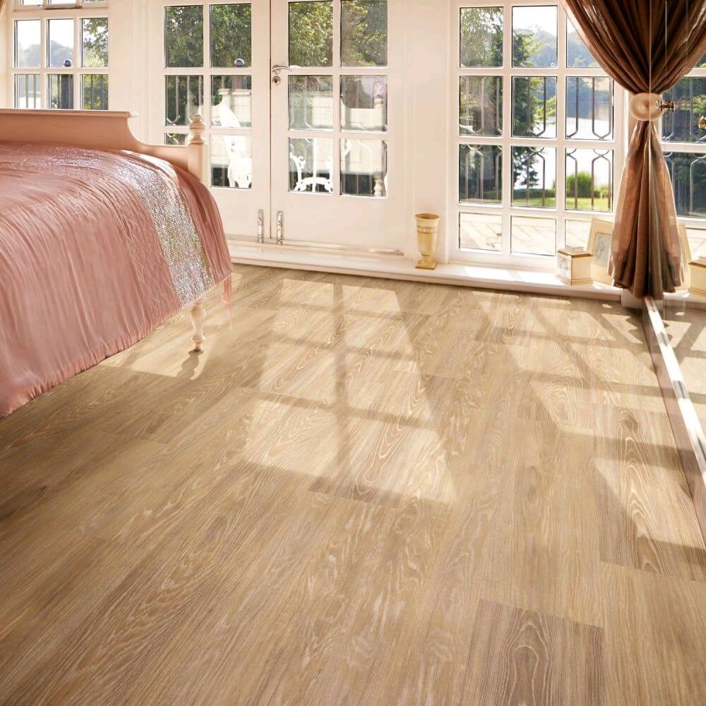 Ván sàn gỗ nhựa 4li lót phòng ngủ