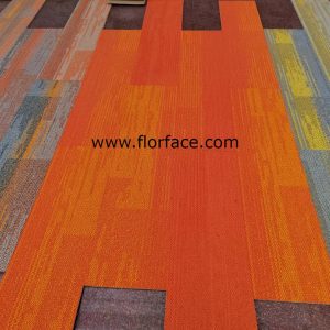 thảm trải sàn đỏ cam