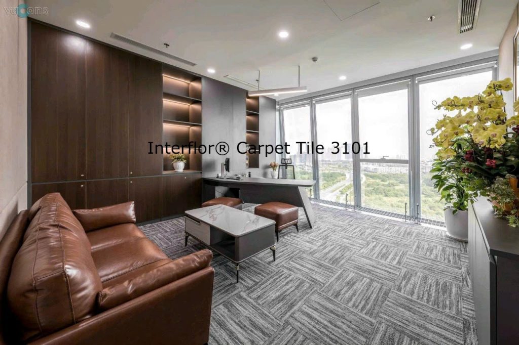 Thảm trải sàn 3101 sau khi lắp