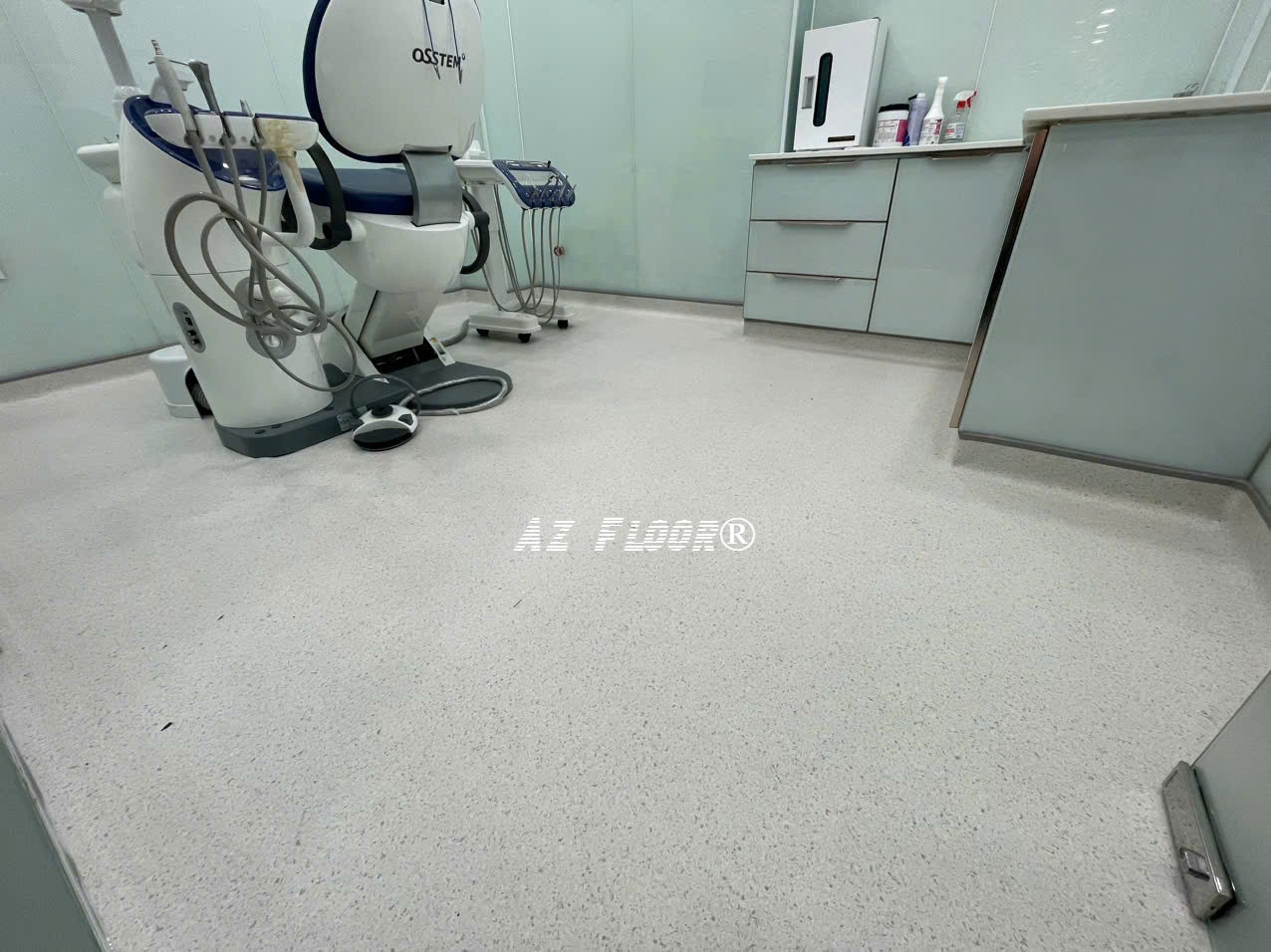 sàn vinyl kháng khuẩn nha khoa 