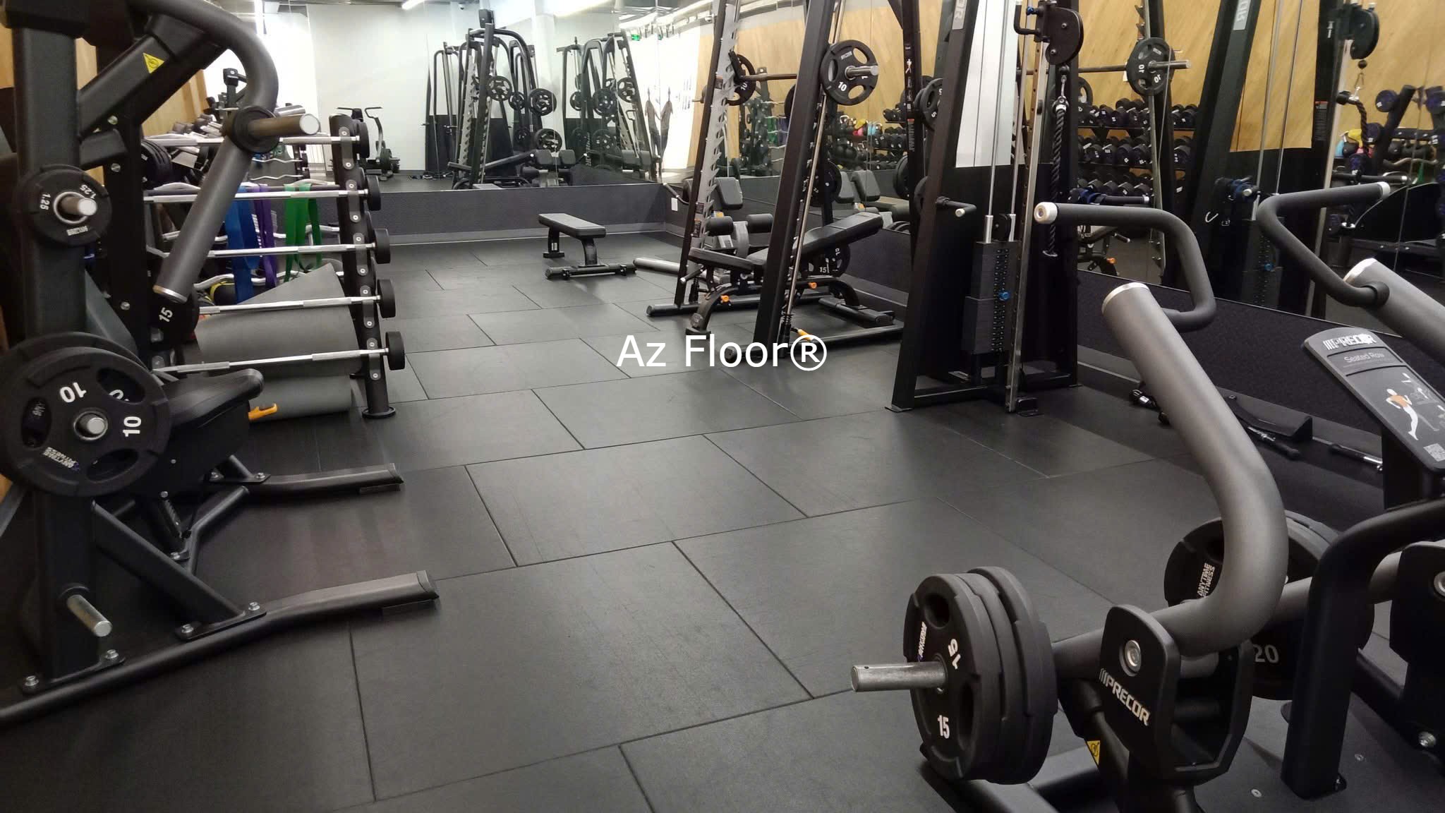 gạch cao su đơn sắc azfloor
