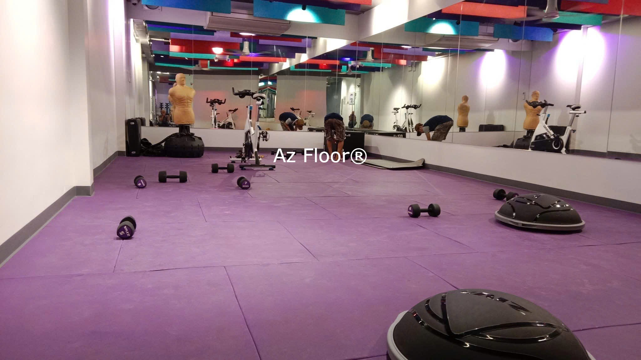 gạch cao su màu tím azfloor