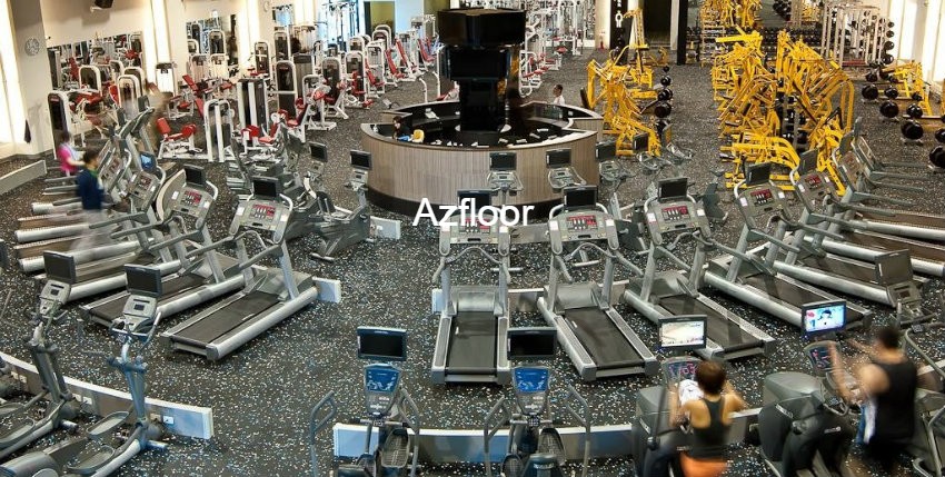 Thảm cao su lót sàn phòng gym