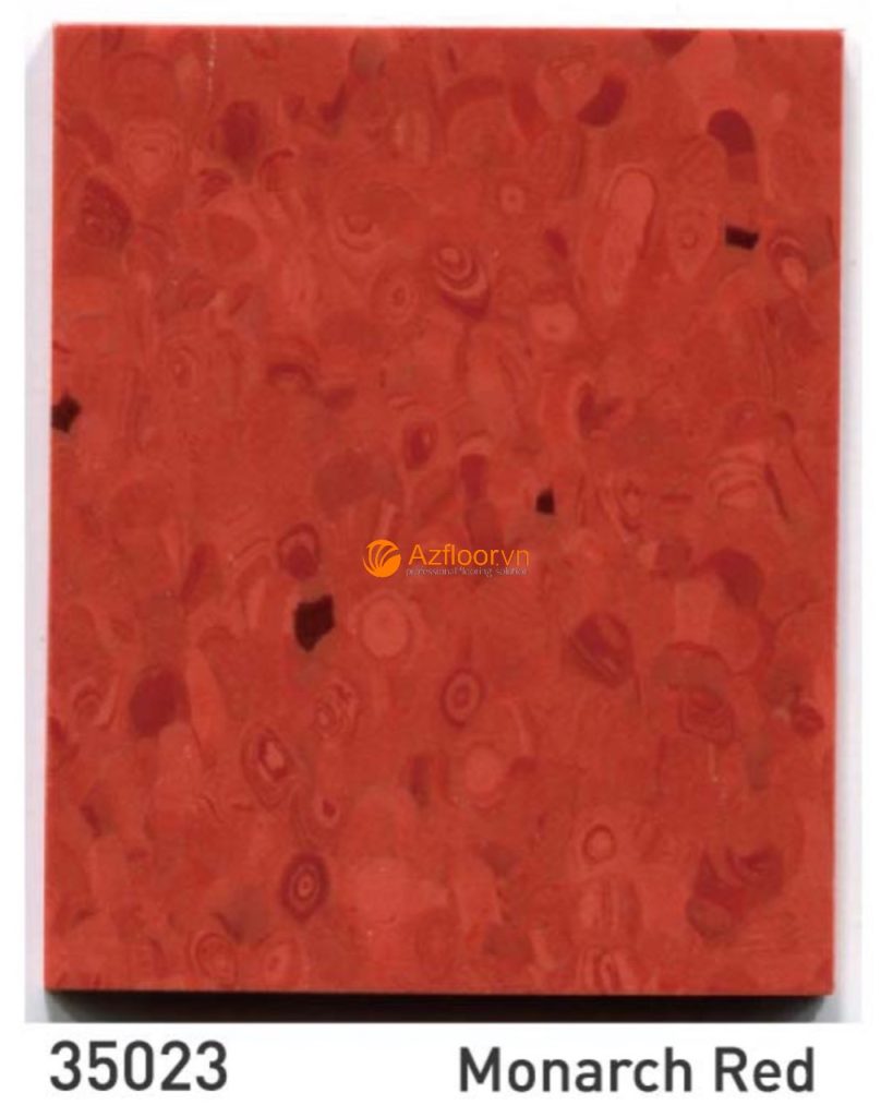 sàn vinyl kháng khuẩn 53023 màu đỏ red