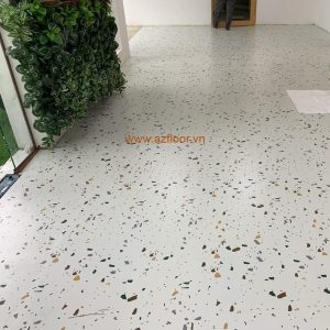 gạch nhựa vinyl terrazzo hoàn thiện