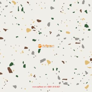 sàn terrazzo màu trắng