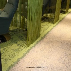 thảm tấm màu xanh lá urban carpet tile