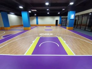 thảm trải sân thể thao bóng rổ basketball