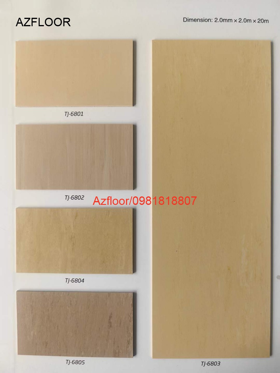 sàn kháng khuẩn TJ 6802