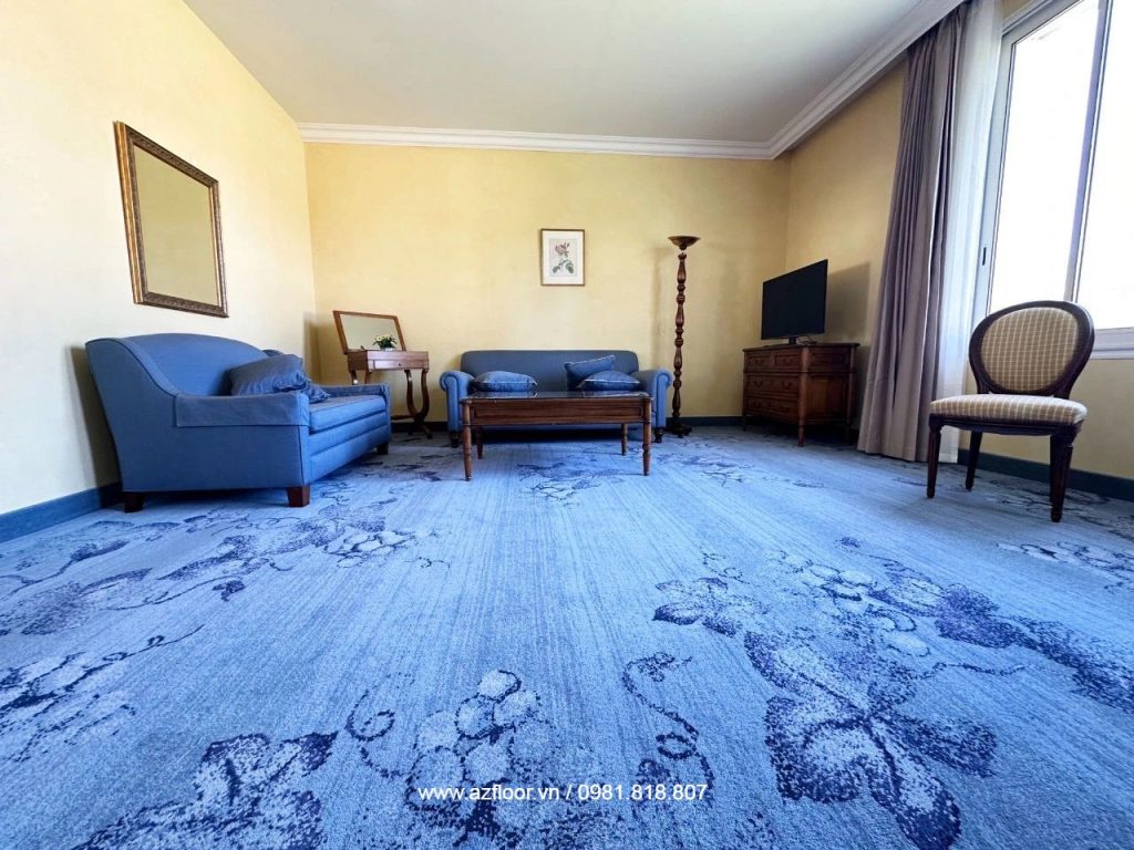 Thảm khách sạn axminster blue 