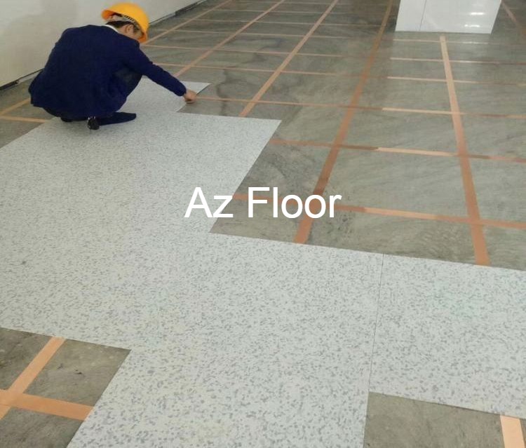 Gạch chống tĩnh điện ESD Tiles. Azfloor thi công