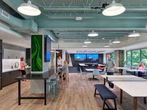 sàn nhựa giả gỗ trong nhà