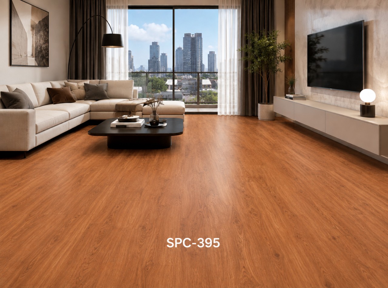 Sàn nhựa giả gỗ trong nhà indoor