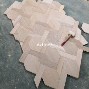 Sàn gỗ hoa văn Oak Basket Wave