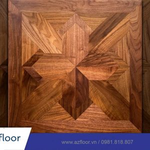 sàn gỗ hoa văn parquet walnut