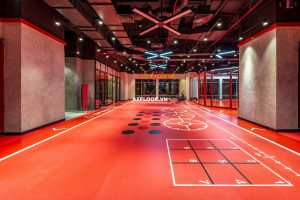 thảm cao su trải sàn phòng gym