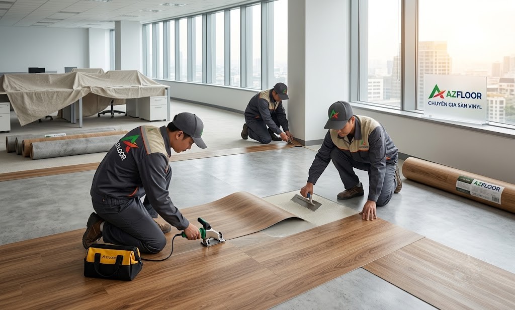 Nhà cung cấp sàn vinyl Azfloor