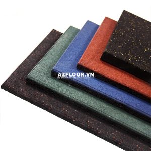 gạch cao su dày thickness