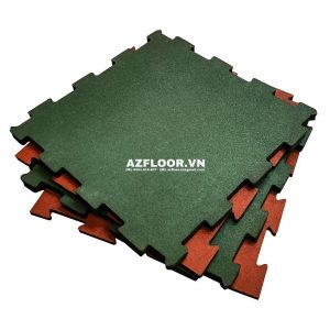 gạch cao su hèm khóa