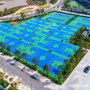 sân basketball ngoài trời