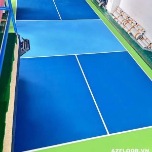 Thảm Pickleball phối màu xanh