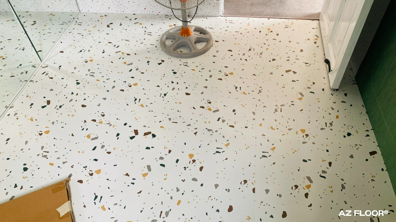 sàn nhựa hàn quốc terrazzo