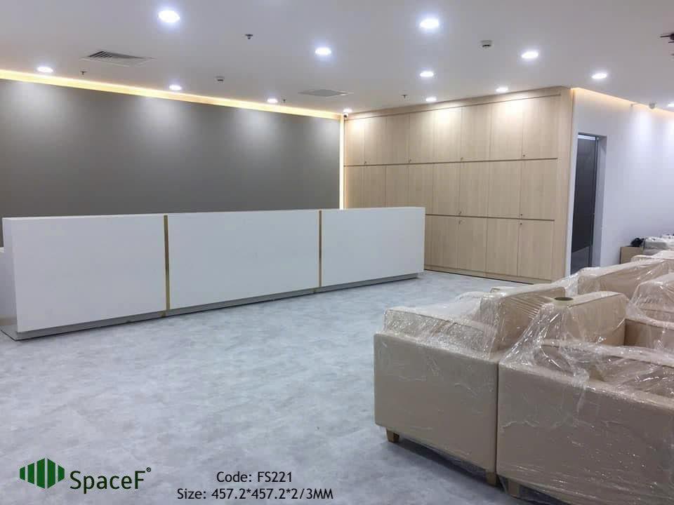 Sàn nhựa vinyl giả vân đá betong Spacef