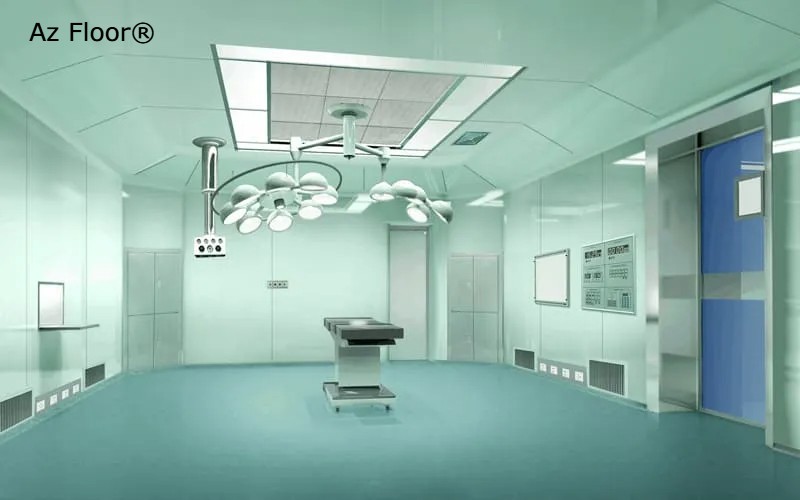 Lắp đặt sàn vinyl phòng mổ / AZ Floor