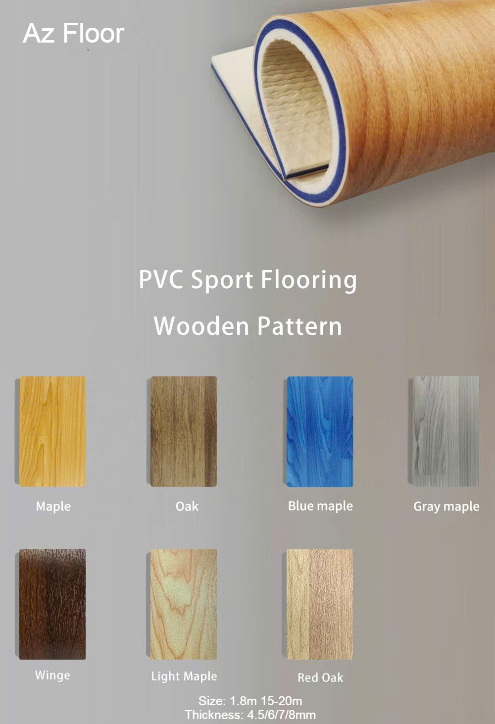 Thảm vinyl vân gỗ Azfloor