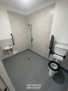 Sàn vinyl kháng khuẩn cho toilet
