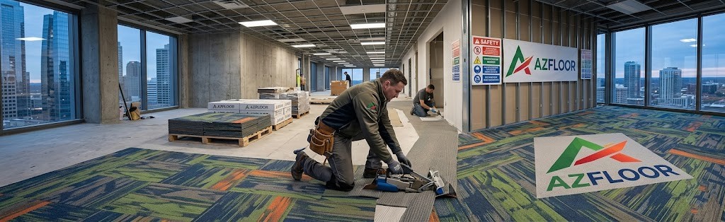 Azfloor thi công thảm trải sàn giá tốt