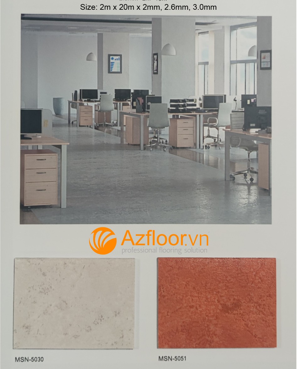 sàn nhựa cuộn 3li