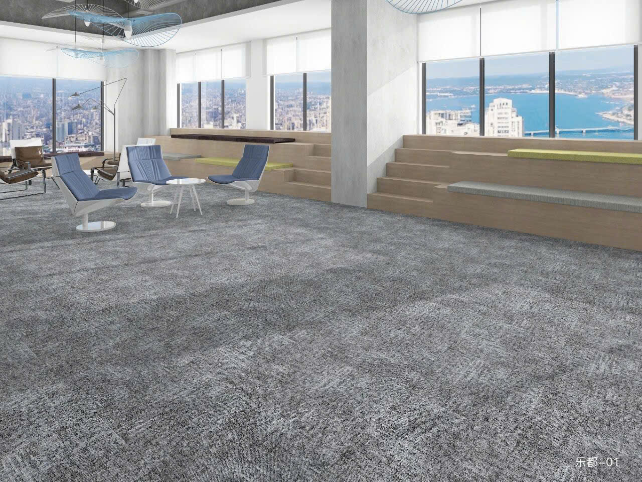 thảm sàn s1 carpet tile azfloor 