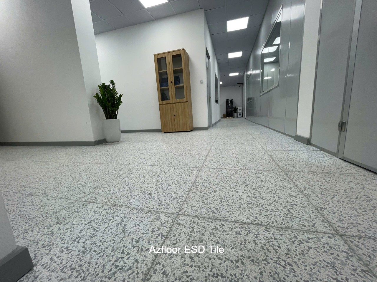 sàn esd tile công trình samsung q9