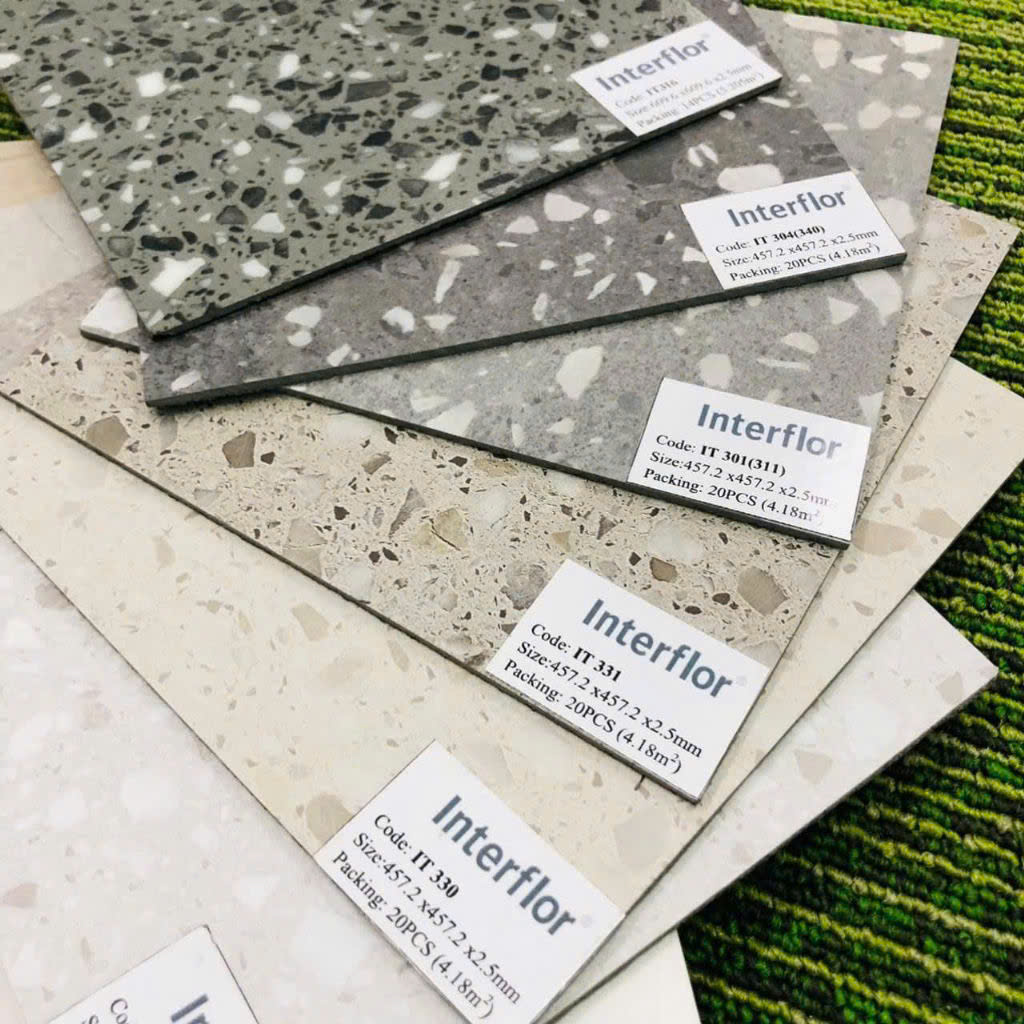 Màu sàn vinyl lvt 3mm