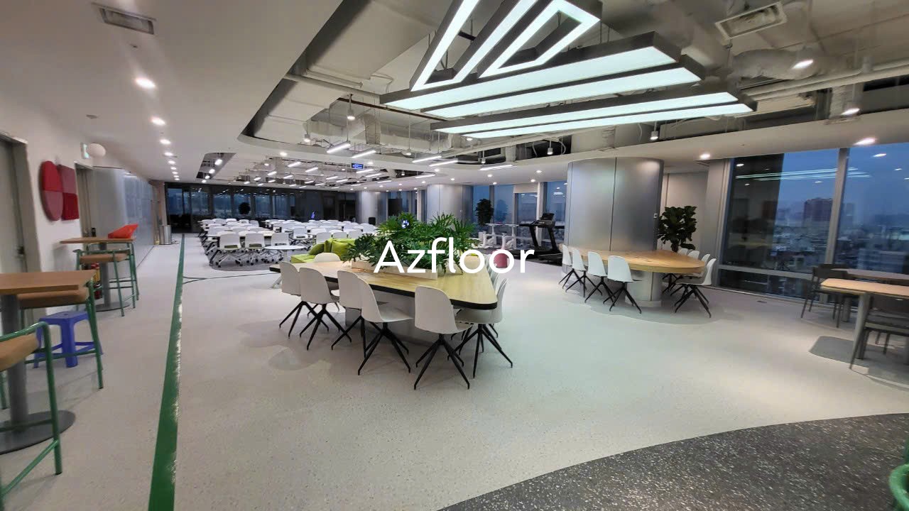 sàn vinyl terrazzo công trình văn phòng 