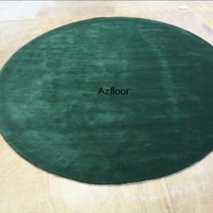 thảm tròn xanh dậm