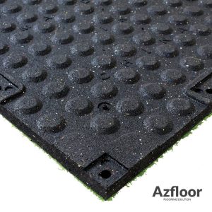 đế gạch cao su mặt cỏ