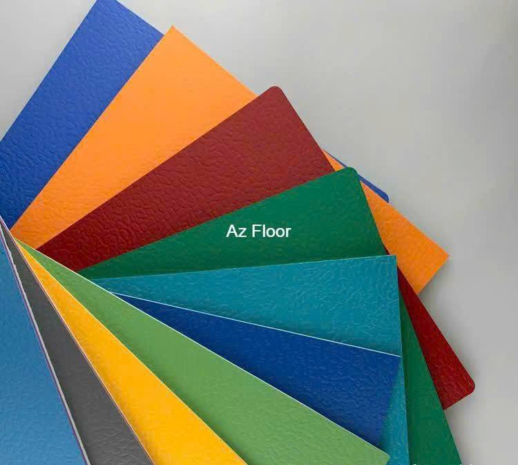 thảm pvc trải sàn thể thao màu sắc