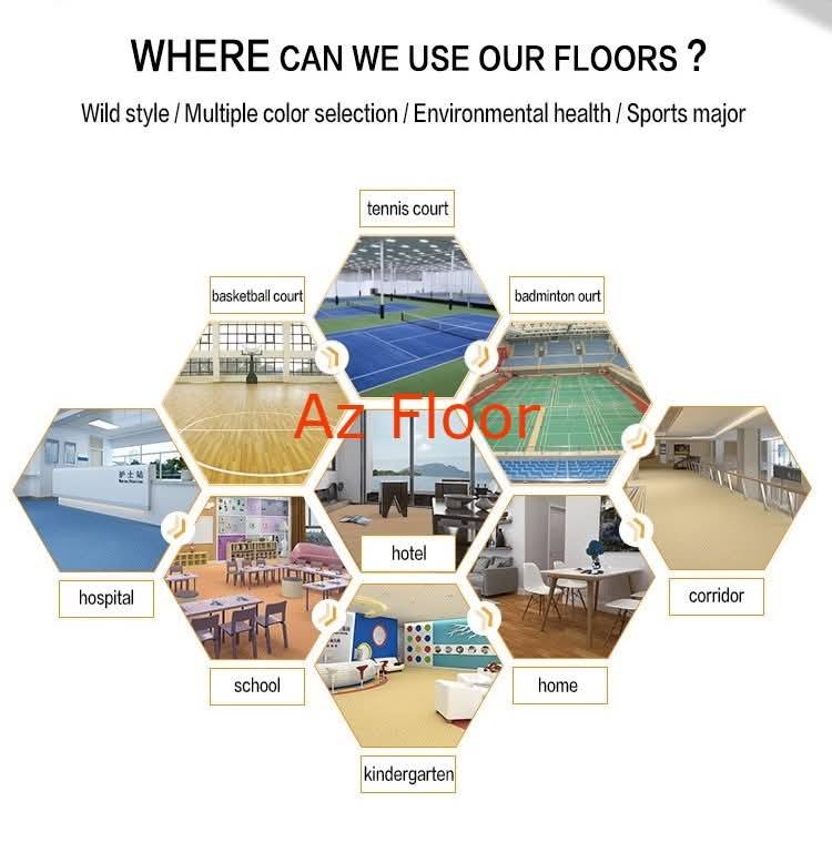 thảm pvc trải sàn thể thao sport