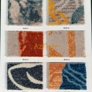 thảm trải sàn hoa văn bảng màu