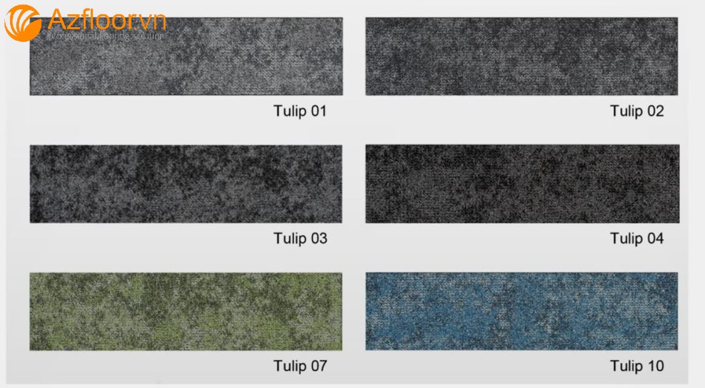 Bảng màu thảm Goodflor Tulip 