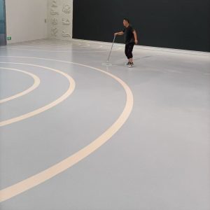 sàn vinyl cuộn đơn sắc azfloor grey